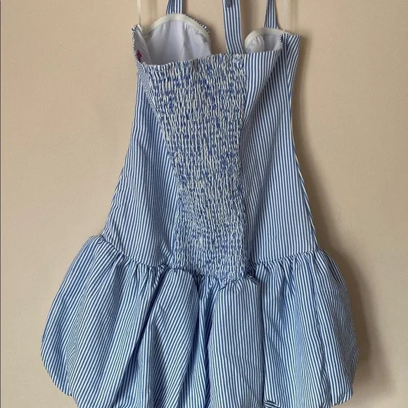 Edikted pinstripe bubble hem dress - Picture 5 of 8